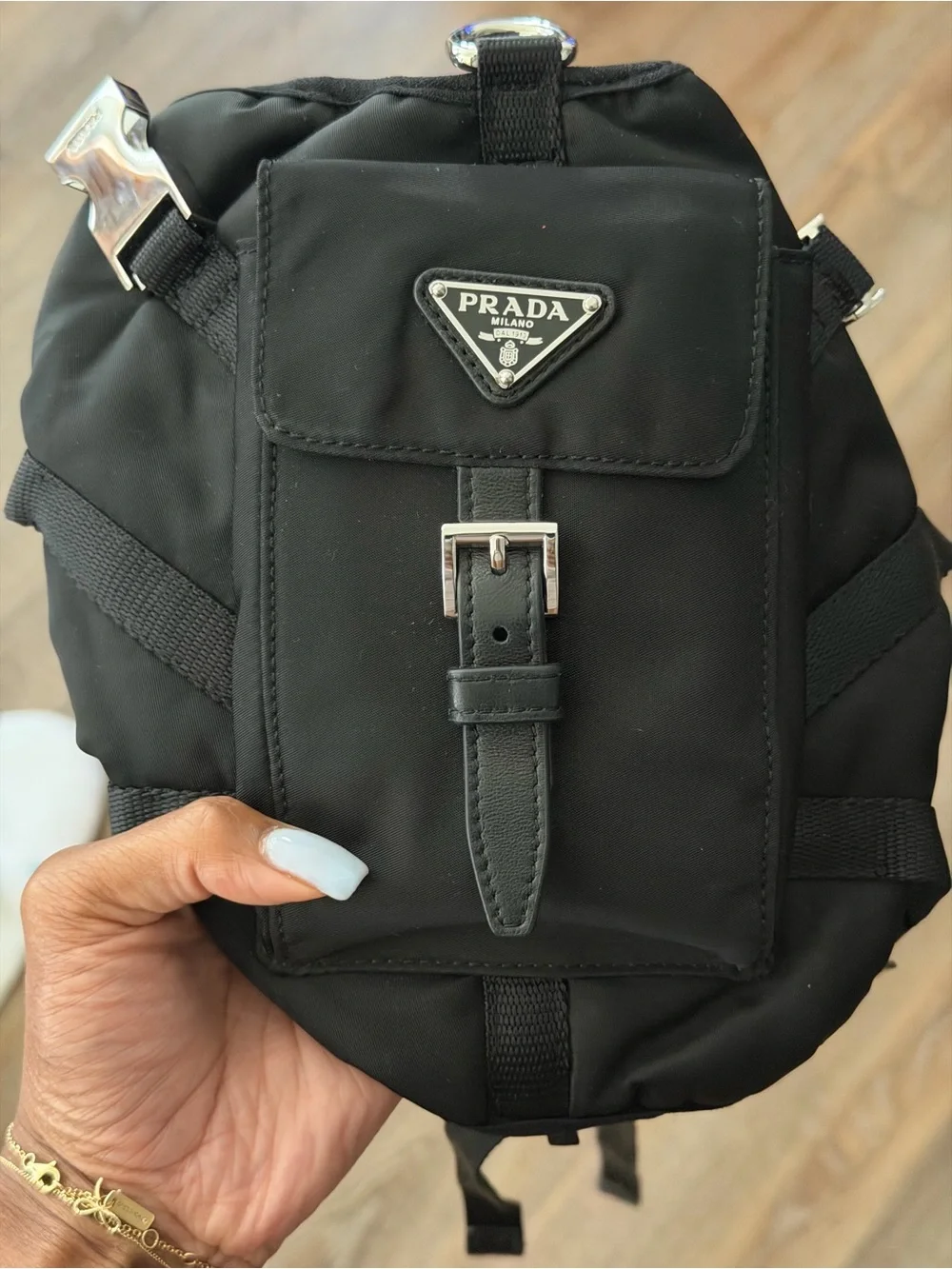 Prada Black Nylon dog harness
